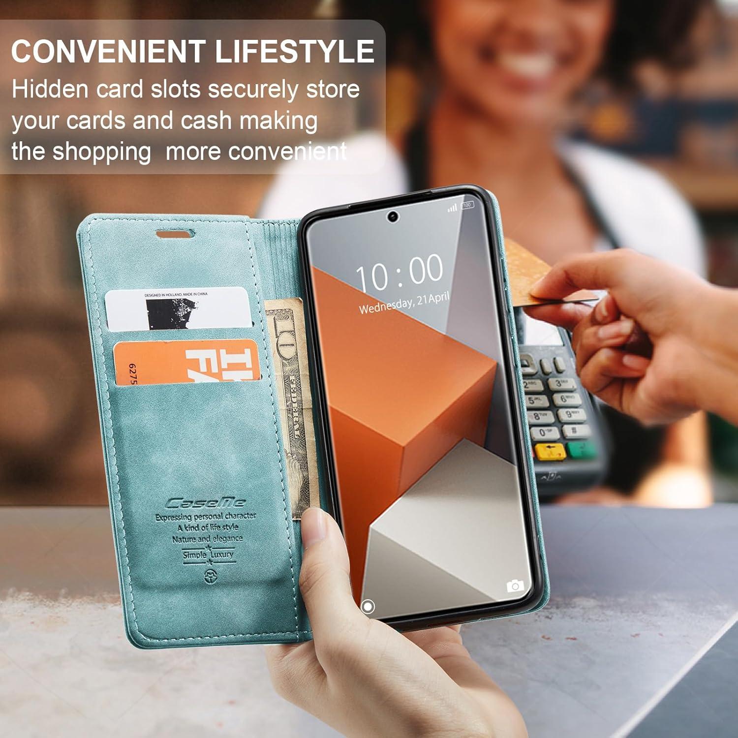 Handyhülle Xiaomi Redmi Note 13 Pro Plus 5G Leder Flip Case Magnet