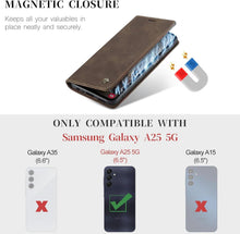 Samsung Galaxy A25 5G Hülle | Premium Leder Flip Case mit