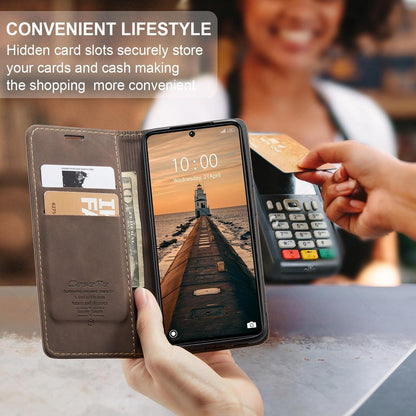 Schwarze Handyhülle Xiaomi Redmi Note 13 Pro 5G Leder Case Flip Cover