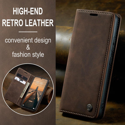 Schwarze Handyhülle Xiaomi Redmi Note 13 Pro 5G Leder Case Flip Cover
