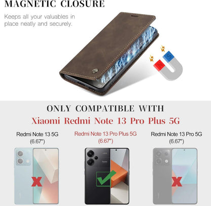Handyhülle Xiaomi Redmi Note 13 Pro Plus 5G Premium Leder