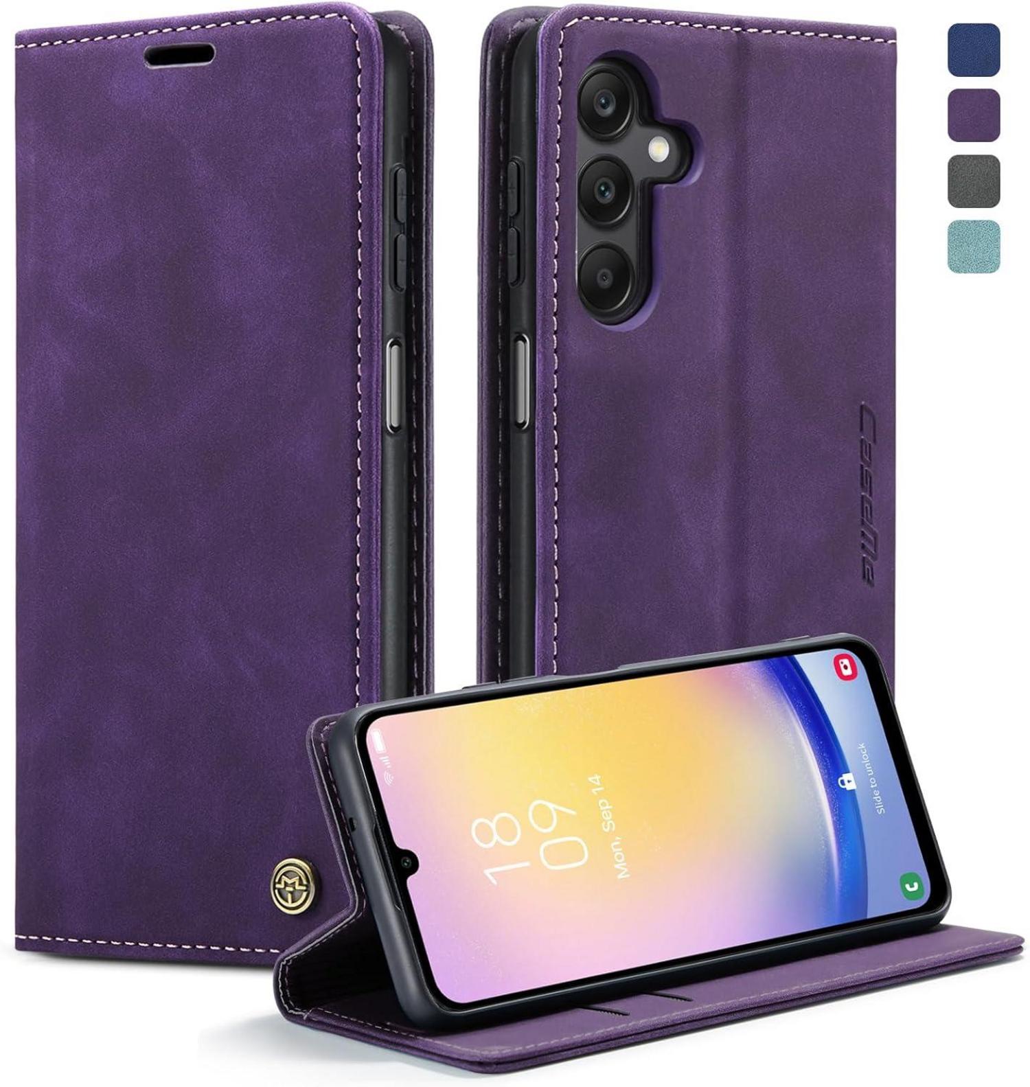 Samsung Galaxy A25 5G Handyhülle Leder Klapphülle Magnet Standfunktion