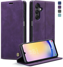 Samsung Galaxy A25 5G Handyhülle Leder Klapphülle Magnet Standfunktion