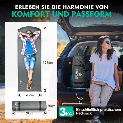 Selbstaufblasende Isomatte 8CM Camping Matratze für Outdoor Wandern