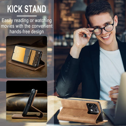 Hülle für Xiaomi Redmi Note 13 Pro 5G Premium Leder Klappbar Flip Case