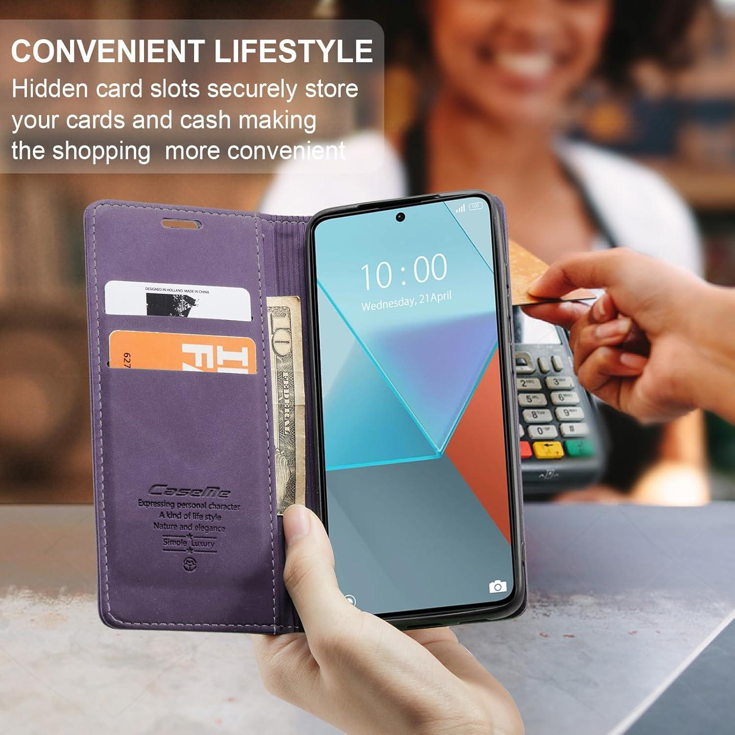 Handyhülle Xiaomi Redmi Note 13 Pro 5G Leder Flip Case Magnet