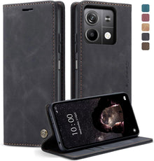 Handyhülle Xiaomi Redmi Note 13 5G Premium Schwarz Magnet