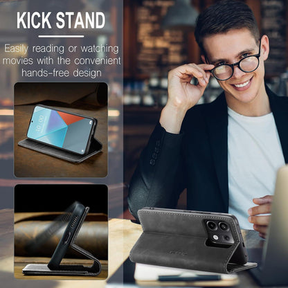 Handyhülle Xiaomi Redmi Note 13 Pro 5G Premium Leder Grau