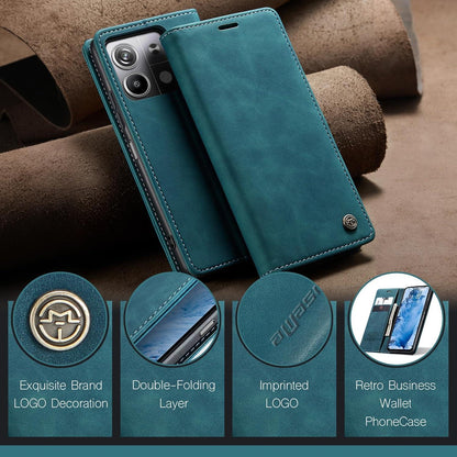 Xiaomi Redmi Note 13 5G Handyhülle Lederhülle Klappbar Schutzhülle Magnet