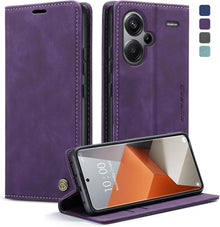 Handyhülle Xiaomi Redmi Note 13 Pro Plus 5G Lila Magnet Standfunktion