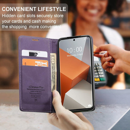 Handyhülle Xiaomi Redmi Note 13 Pro Plus 5G Lila Magnet Standfunktion