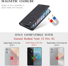 Xiaomi Redmi Note 13 Pro 5G Handyhülle Schwarz Premium Leder