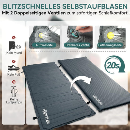 Isomatte Selbstaufblasend 5CM Dicke Campingmatratze