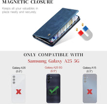 Samsung Galaxy A25 5G Handyhülle Premium Leder Klapphülle