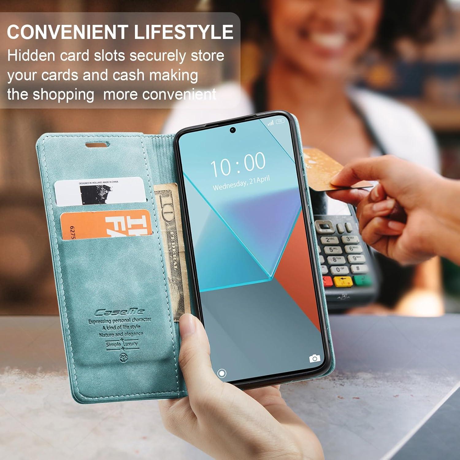 Handyhülle Xiaomi Redmi Note 13 Pro 5G Leder Flip Case Magnet