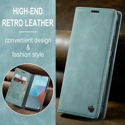 Premium Leder Handyhülle Xiaomi Redmi Note 13 Pro 5G Magnet Tasche Standfunktion