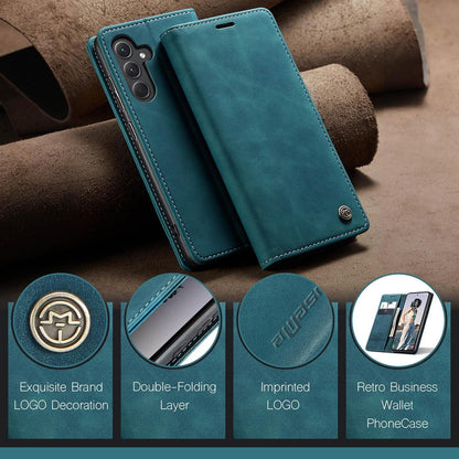 Premium Lederhülle Samsung Galaxy A35 5G Klapphülle Magnet Tasche