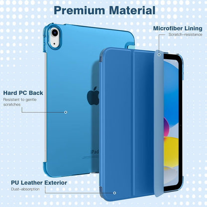 Schutzhülle für iPad 10,9 Zoll 2022, Smart Case Cover, Enzian Blau