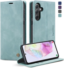 Handyhülle Samsung Galaxy A35 5G Leder Klapphülle Magnet Standfunktion