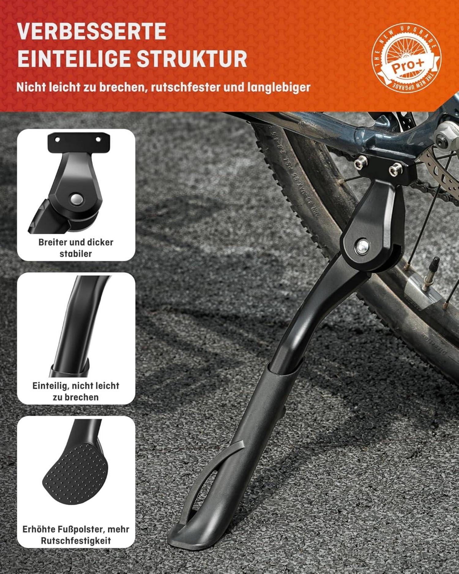 Fahrradständer 24-29 Zoll für E-Bike und MTB mit Löchern, 40mm