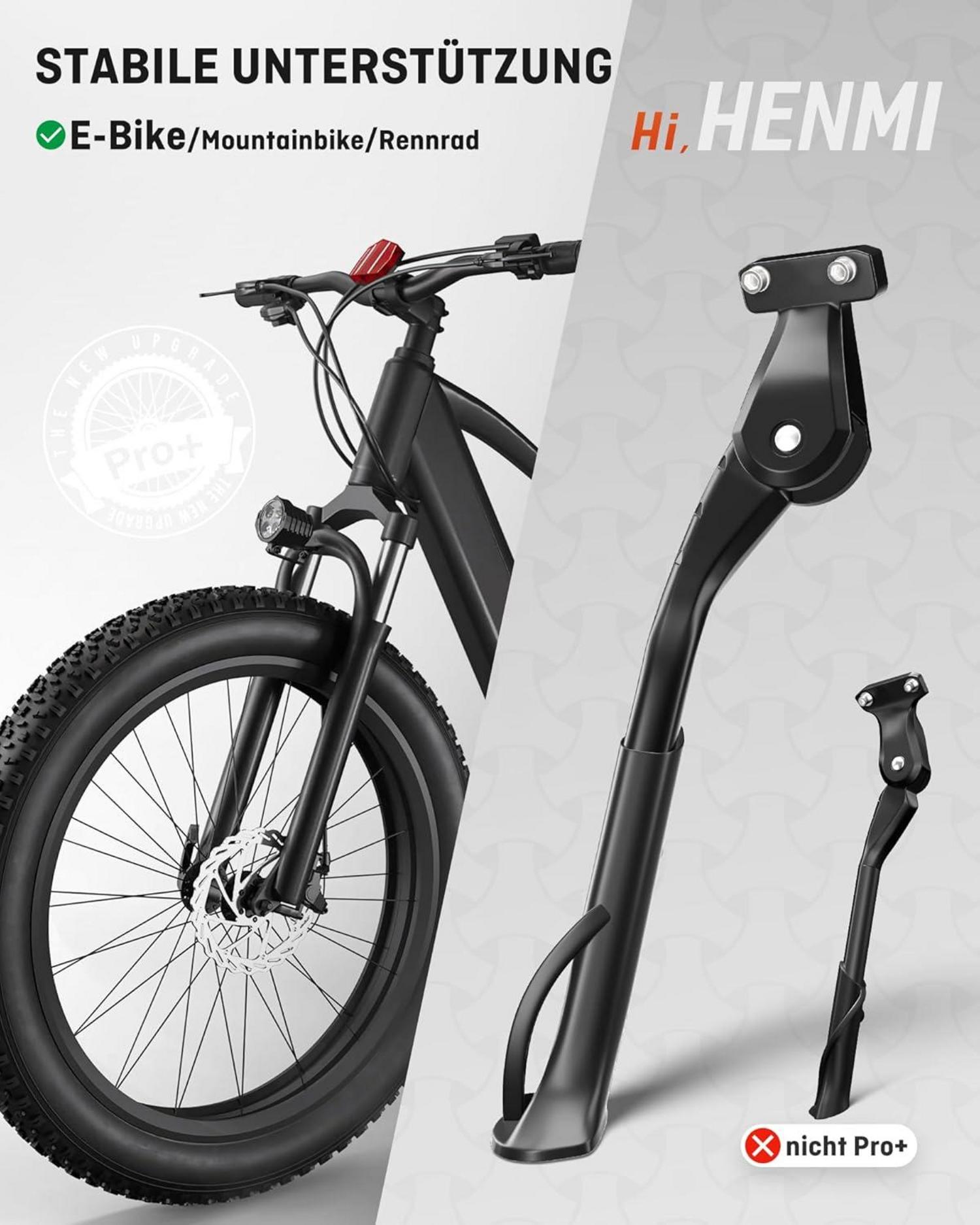 Fahrradständer 24-29 Zoll für E-Bike und MTB mit Löchern M6 Schrauben