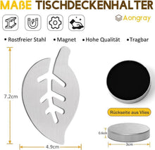 8er Set Tischdeckenbeschwerer Edelstahl Magnetisch