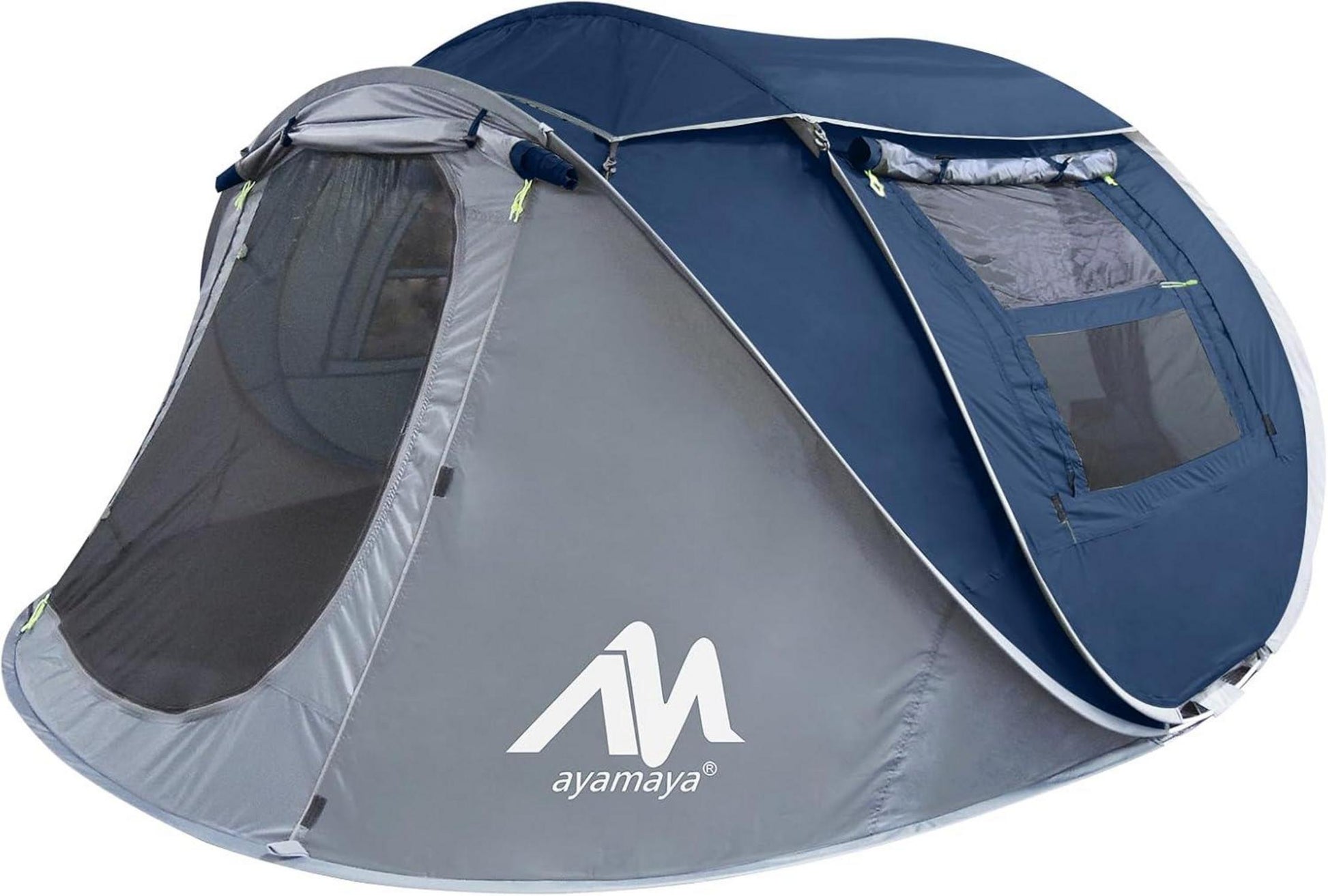 Zelt 3-4 Personen Pop Up Wurfzelt mit Dachfenster Strandmuschel