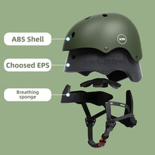 XJD Kinder Jugend Fahrradhelm Olivgrün 55-57 cm