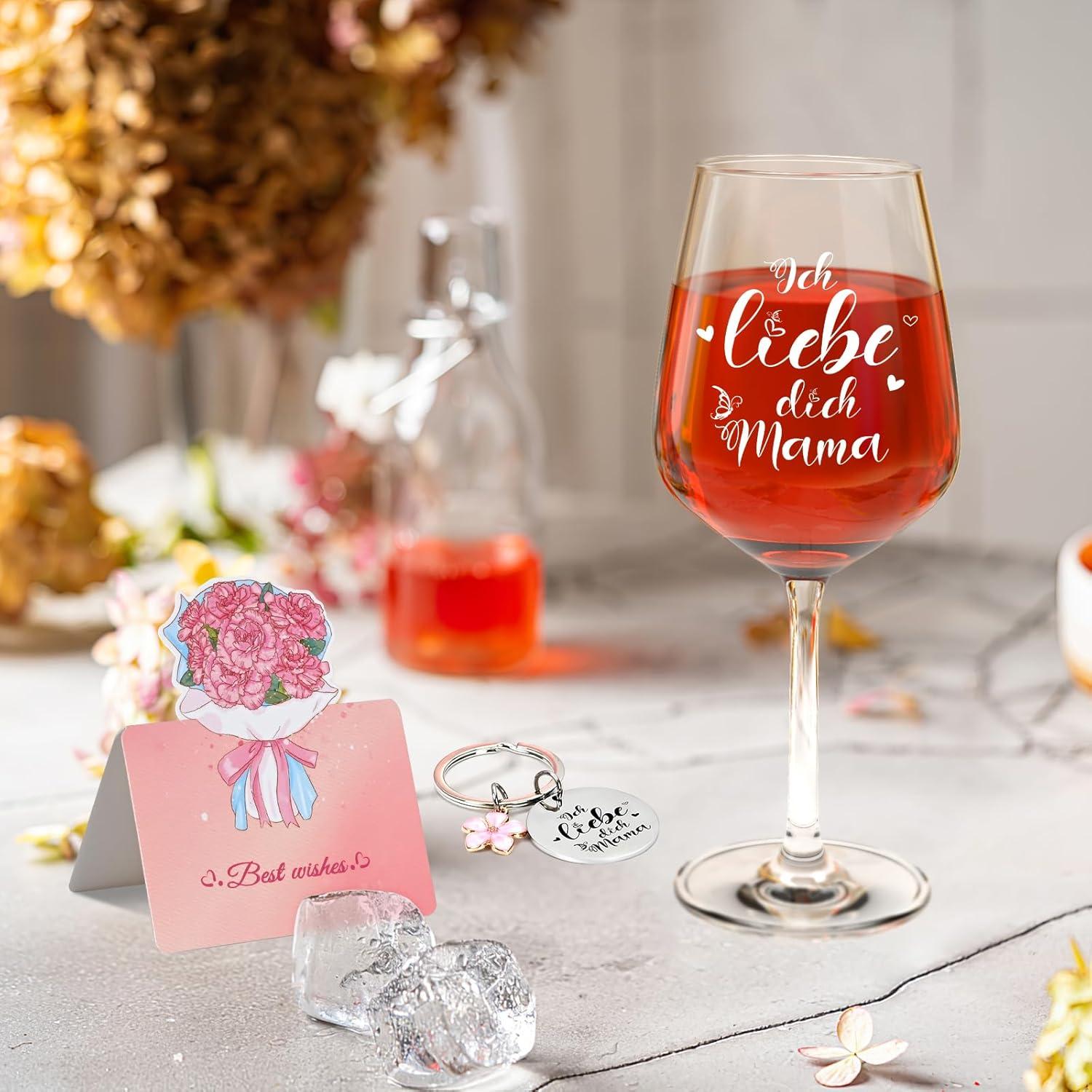 Joymaking Weingläser für Mama - Beste Geschenkidee zum Muttertag & Geburtstag 16oz