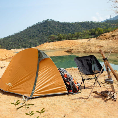 Ultraleichtes 1-2 Personen Zelt Doppelschicht Camping Trekking