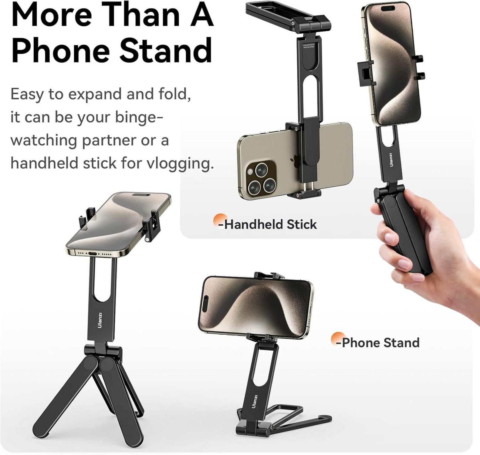 Faltbares Handy-Stativ Mini Stand 360-Grad-Drehung Tragbar