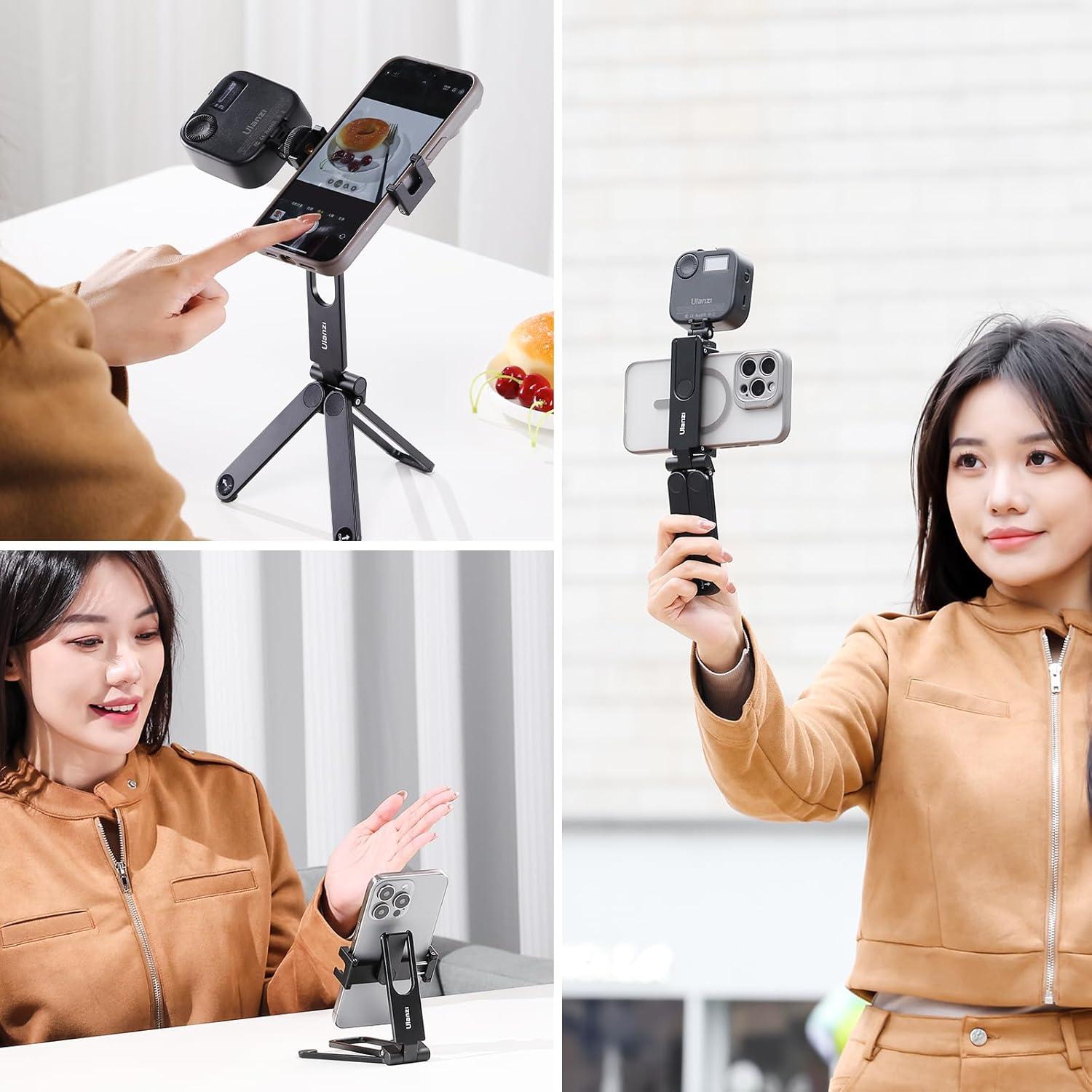 Handy-Stativ Mini Stand 360° Drehung Tragbar Ständer Selfie Stick 4,5 Zoll