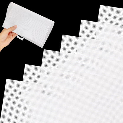 Kunststoff-Leinwand 14CT 6er Set für Stickerei und Basteln