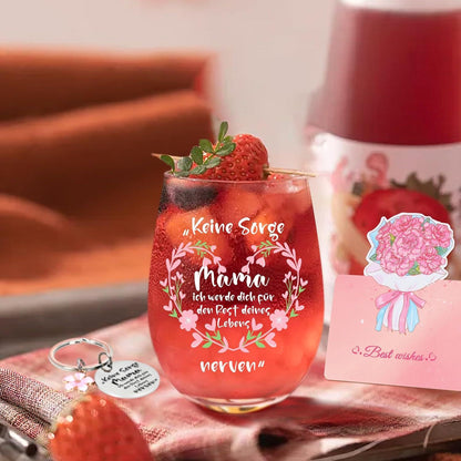Joymaking Mama Weinglas Muttertag Geburtstag Weihnachten 17oz