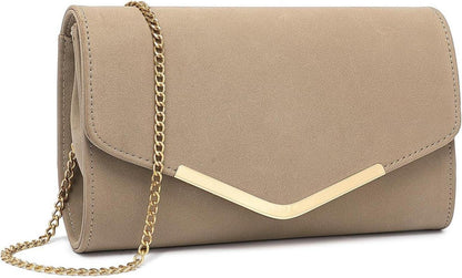 Elegante Miss Lulu Abend Clutch mit Kette für Hochzeit & Party