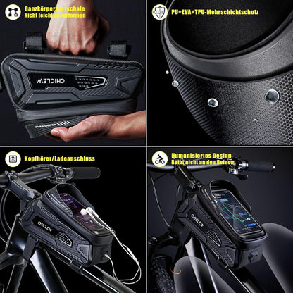 Fahrradtasche Rahmen Wasserdicht Mecha-Style mit Touchscreen
