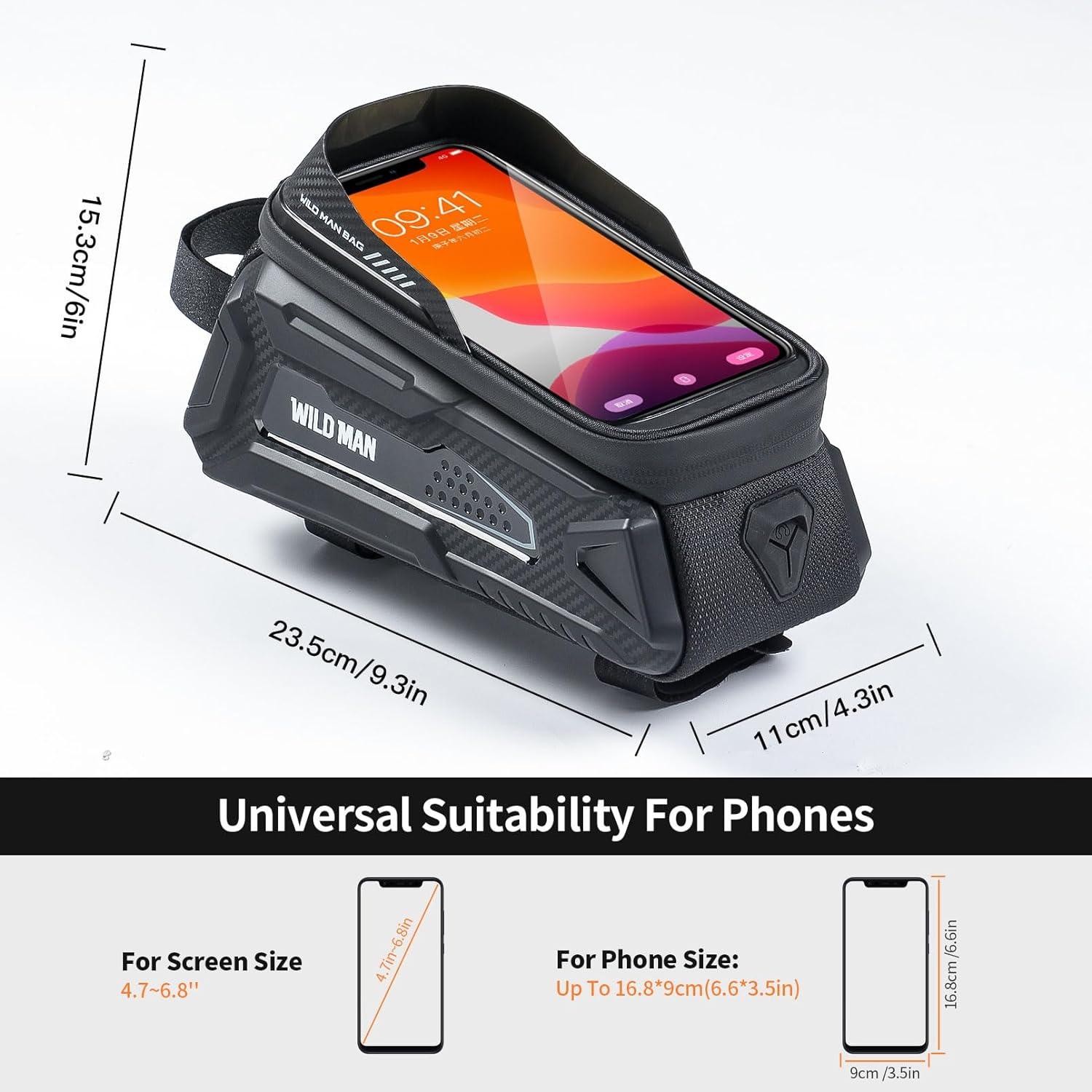 Fahrradtasche Rahmen Wasserdicht Mecha-Style Sonnenblende 0.25mm