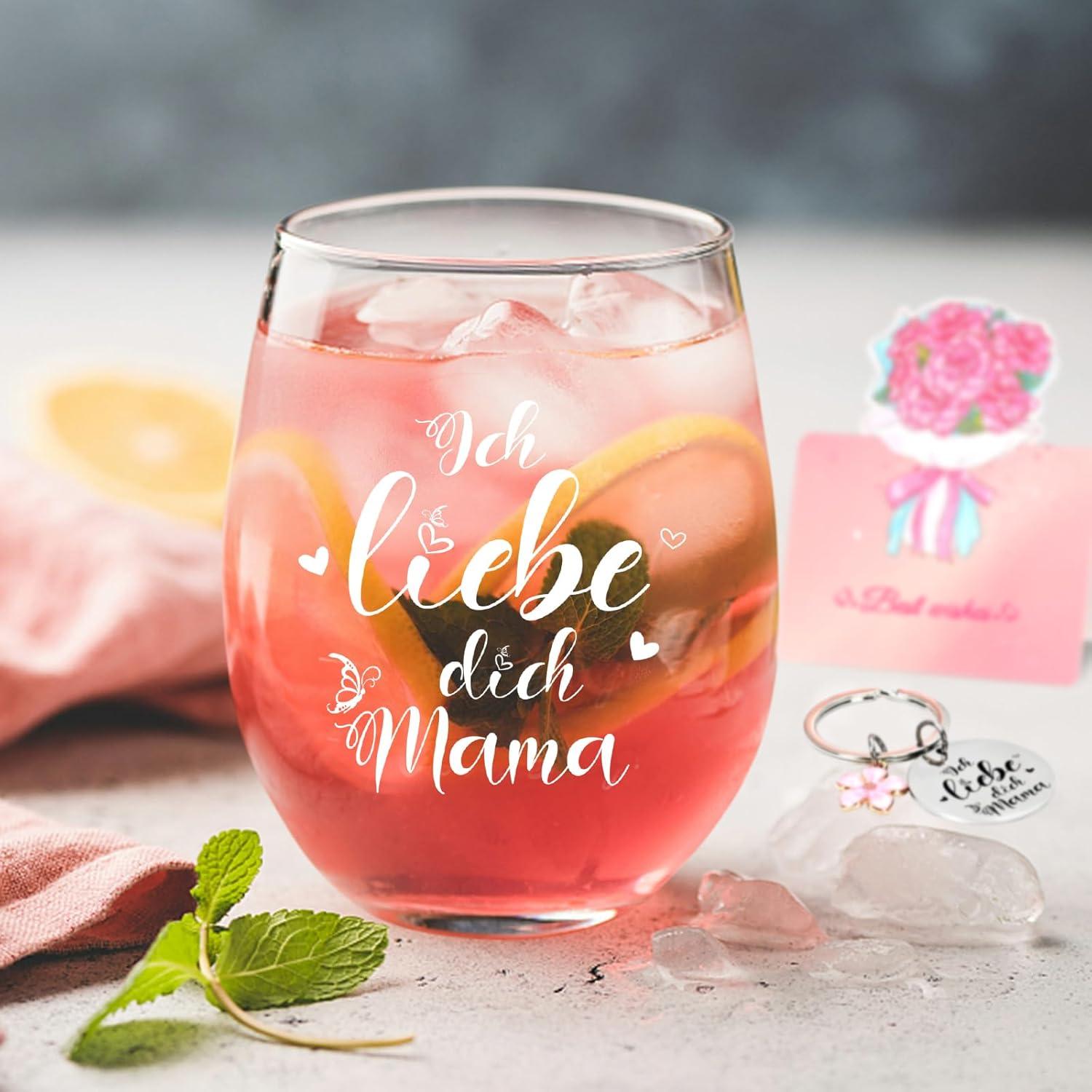 Joymaking Weingläser Muttertag Geburtstagsgeschenk 520ml 2er Set