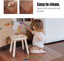 Stuhlmatte transparent 90x120cm für Hartböden