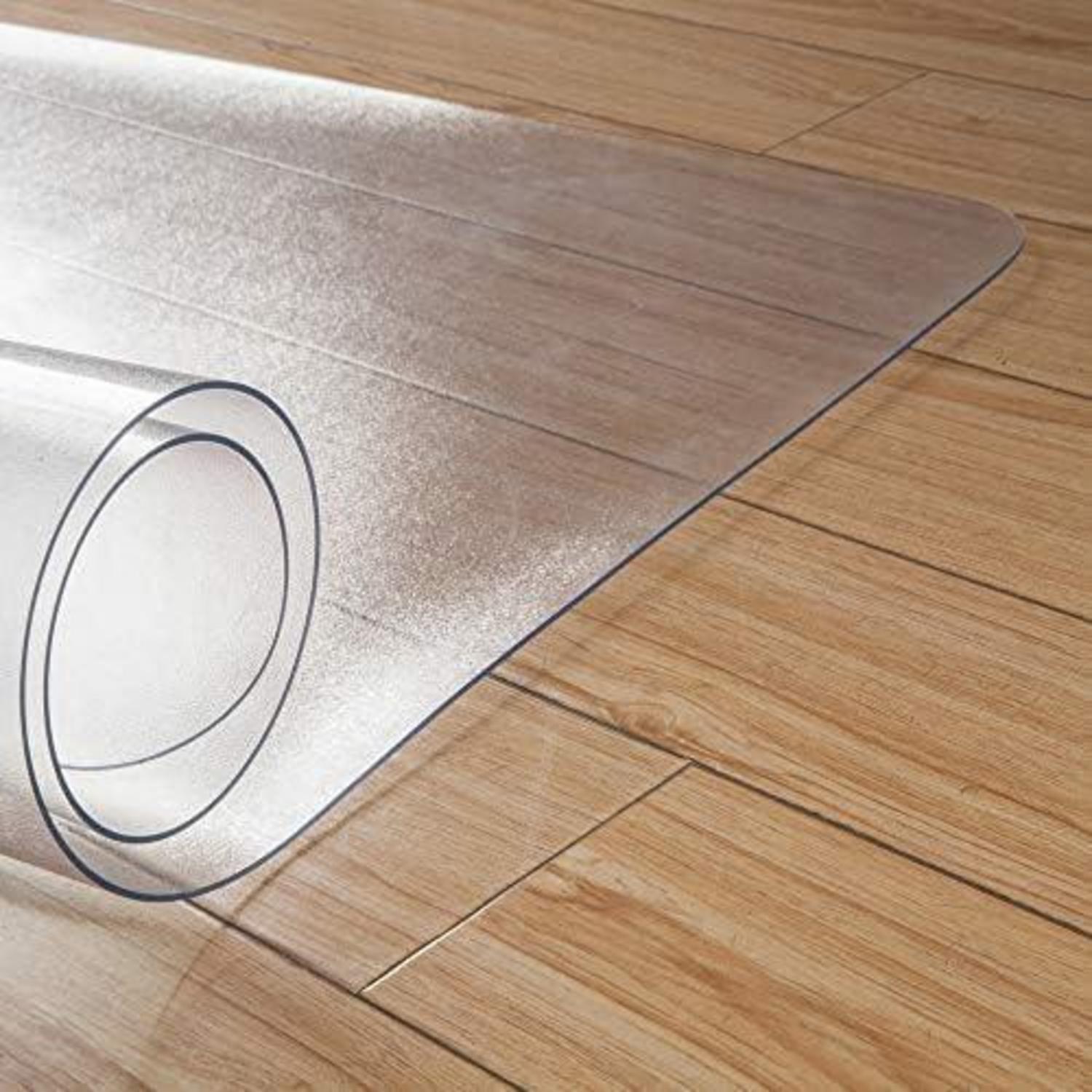 Kuyal Stuhlmatte 90x120cm Transparent Hartbodenmatte rutschfest