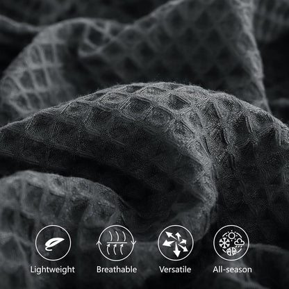 Bettdecke Dünne Decke Sommer Grau 220x240 cm XXL