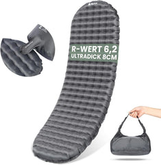 Camping Isomatte Ultraleicht 8cm Dicke Aufblasbare Luftmatratze 4