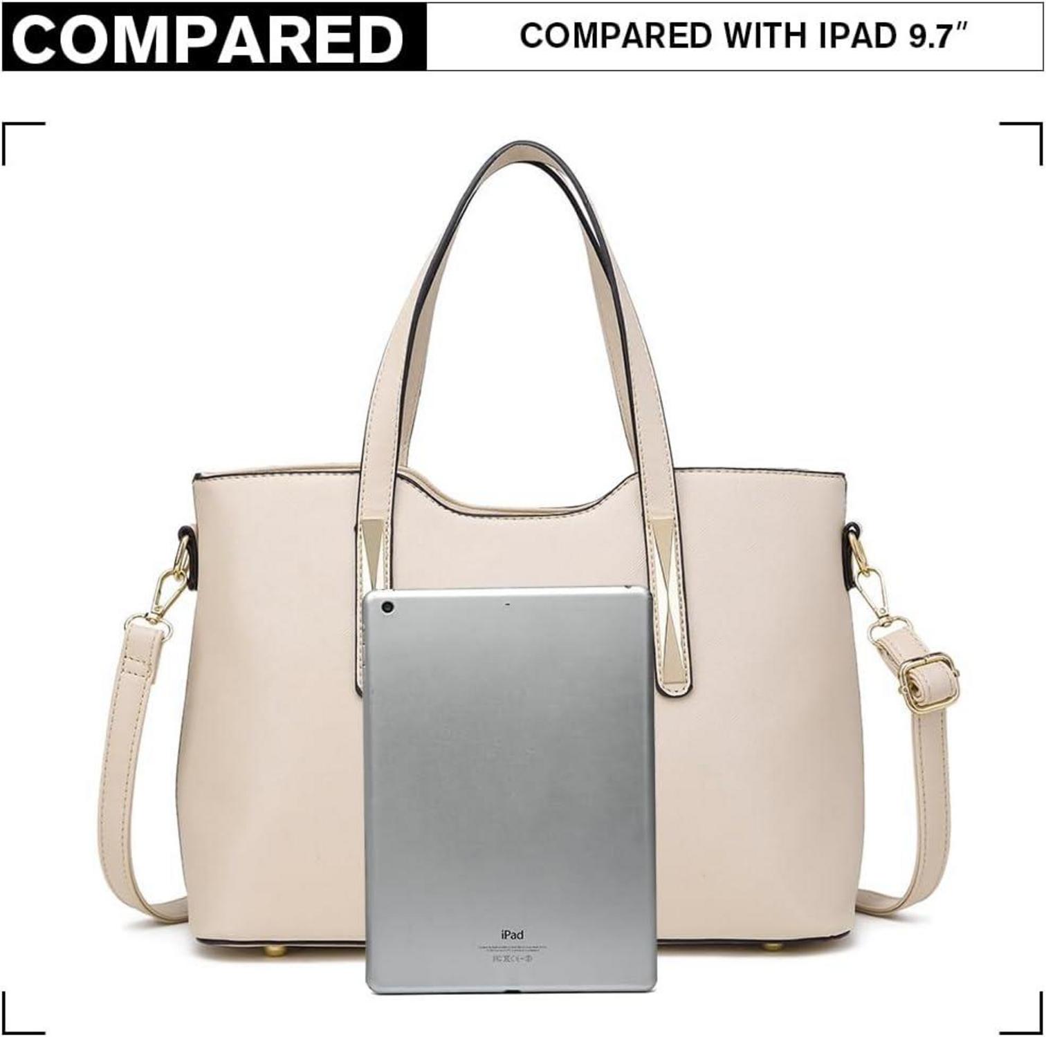 Modische Damen Handtasche Schultertasche Mittelgroß Set