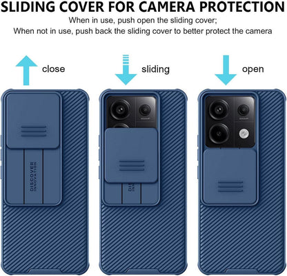 AROYI Xiaomi Redmi Note 13 Pro 5G Hülle Kameraschutz Blau