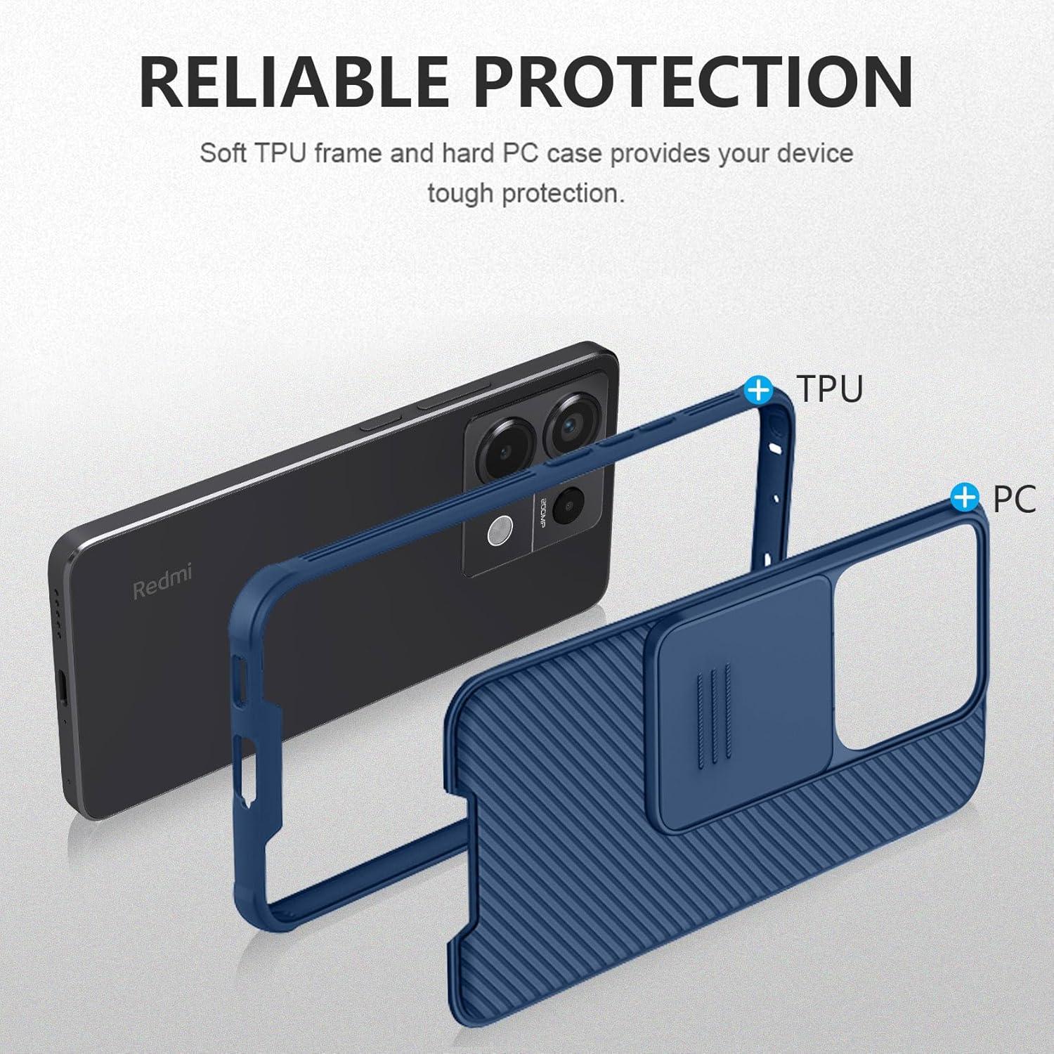 Handyhülle Xiaomi Redmi Note 13 Pro 5G Poco X6 5G Hülle Kameraschutz