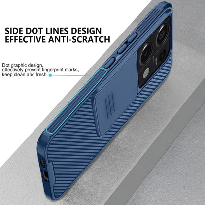 Hülle für Xiaomi Redmi Note 13 Pro 5G Poco X6 5G Kameraschutz Blau