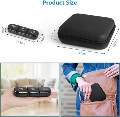 ACWOO Tablettenbox 7 Tage 3 Fächer Handlich