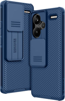 Handyhülle Xiaomi Redmi Note 13 Pro+ Kameraschutz Blau