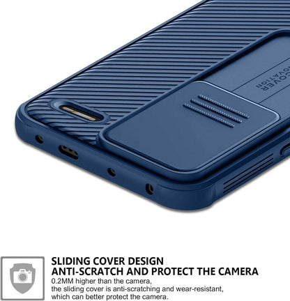 AROYI Xiaomi Redmi Note 13 Pro+ 5G Hülle Slide Camera Kameraschutz Blau