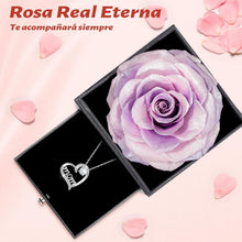 Ewige Rose mit Mom Halskette - Geschenk für Mama
